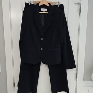 Calvin Klein Women's Classic Black Pantsuit